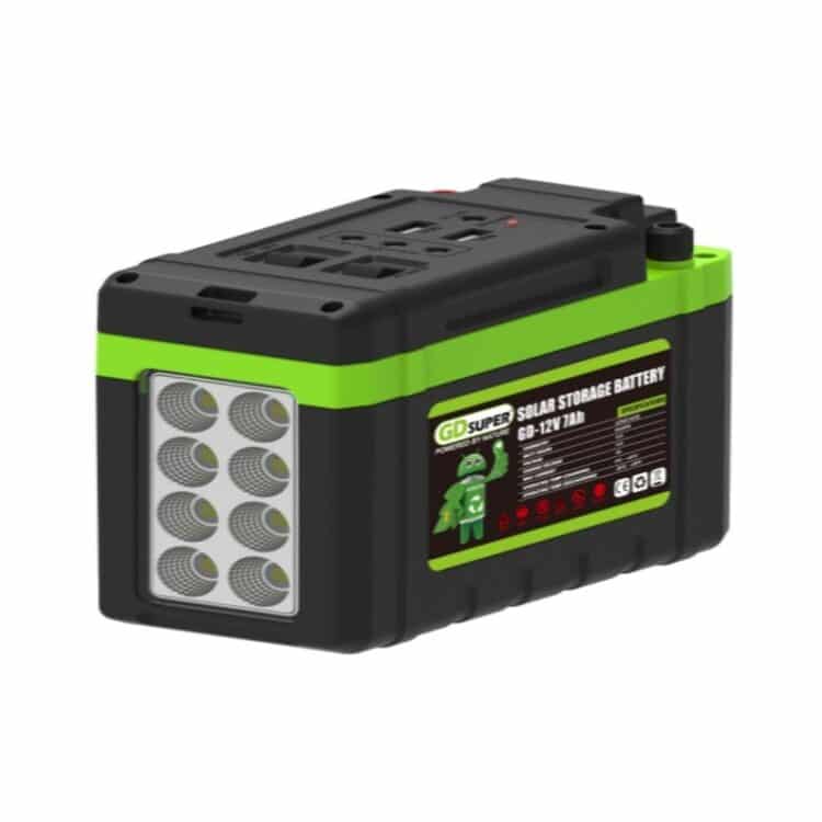 Solar  Storage Battery GD -12V - 8AH  (Ηλιακή αποθήκευση) & Panel 15w