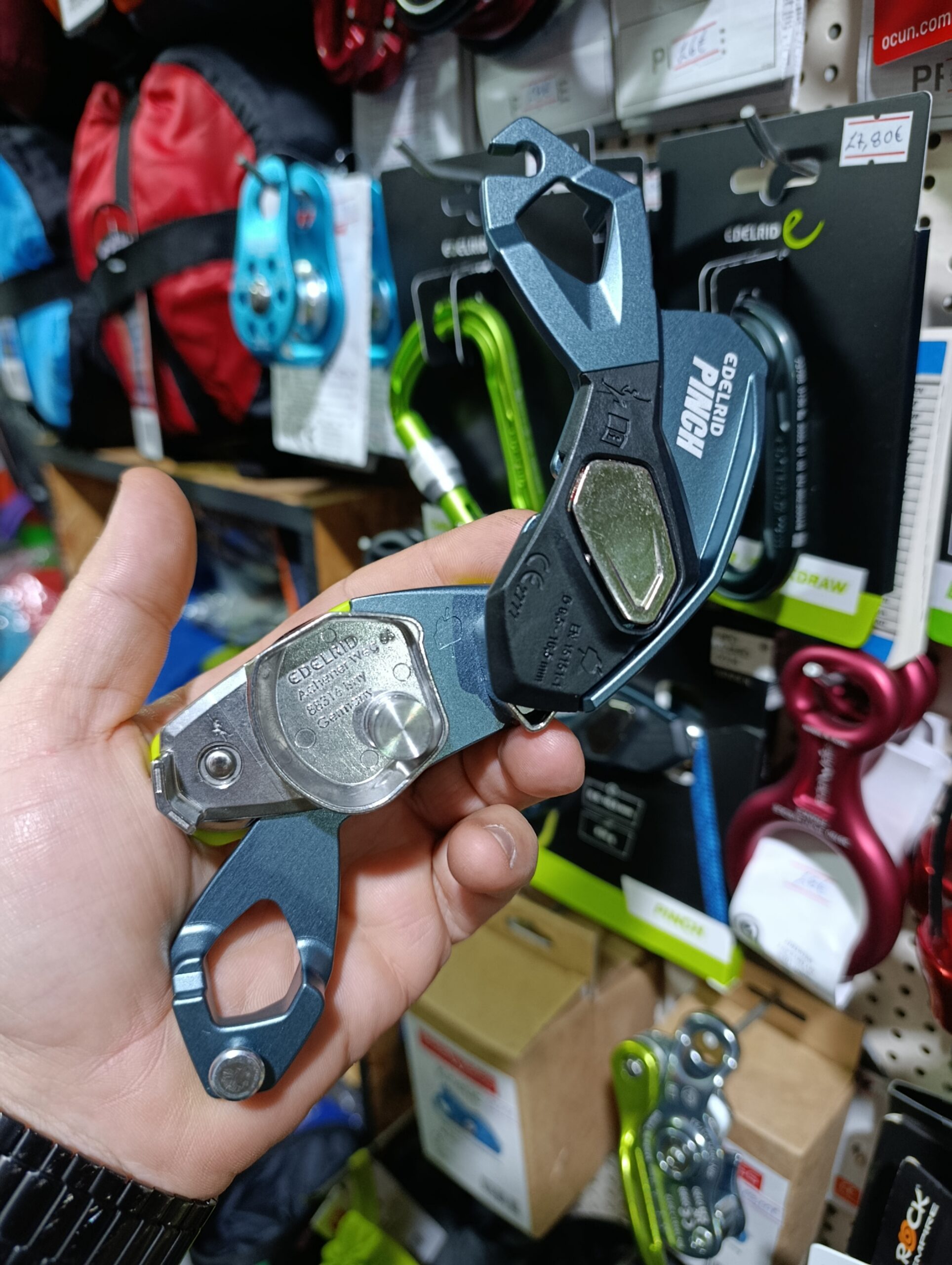 Edelrid Pinch 8,5 - 10,5mm Μηχανισμός Ασφάλισης - Image 5
