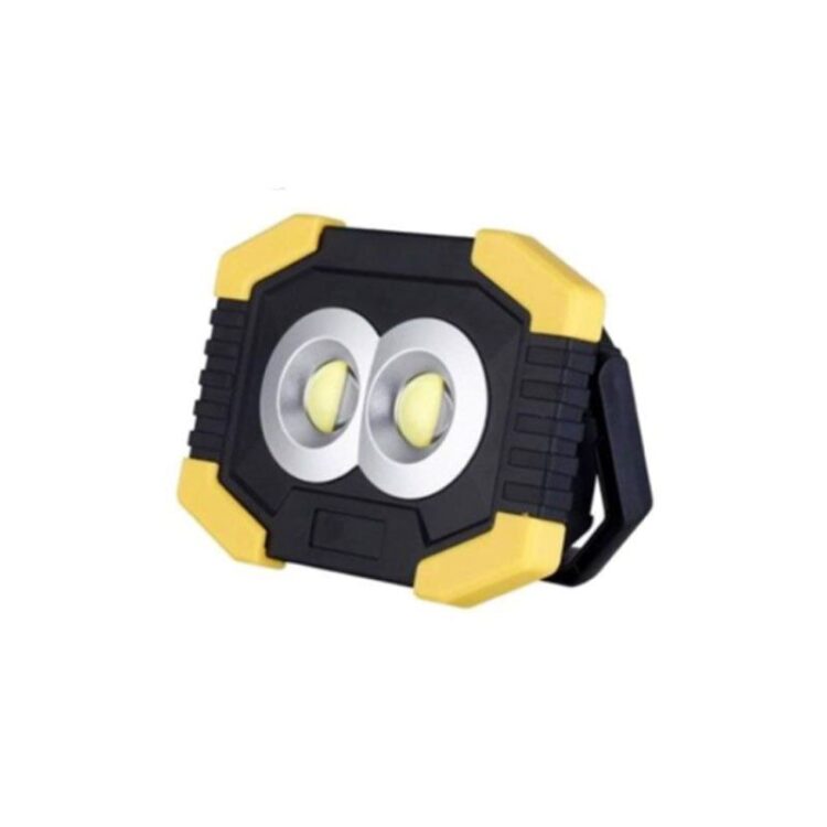 Προβολέας Εργασίας Camping  Επαναφορτιζόμενος & Ηλιακός 10w